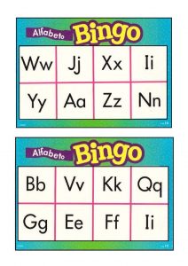 Bingo do Alfabeto  Atividade de Alfabetização e Letramento