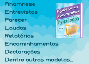 Apostila com mais de 70 Modelos de Documentos para Psicólogos