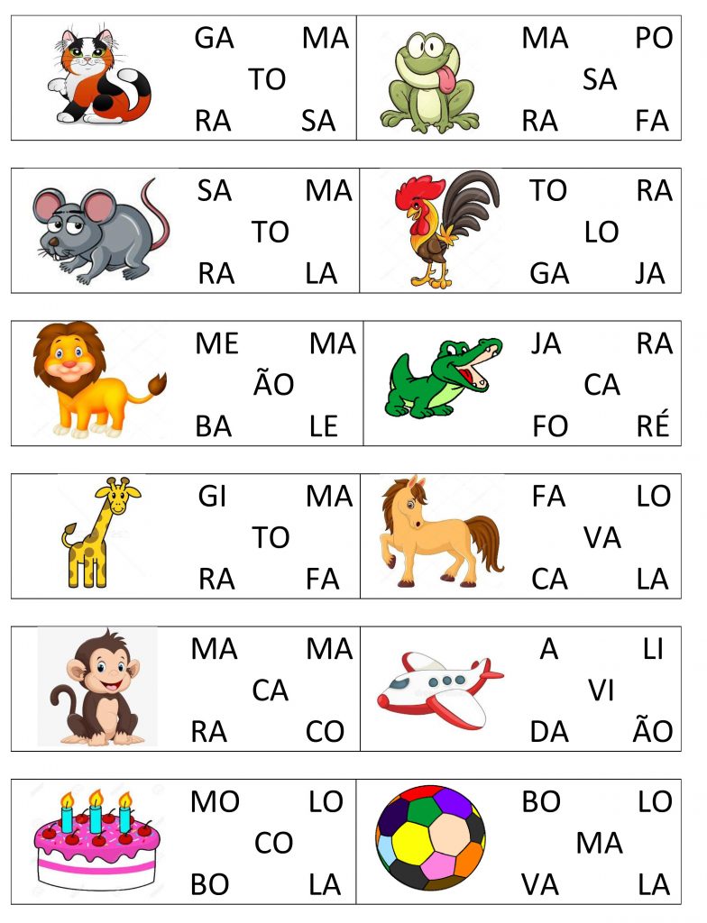 Jogo de formação de palavras.pdf · versão 1-3_005 - Blog PsiquEasy   Atividades de alfabetização, Formação de palavras, Atividades educativas de  alfabetização