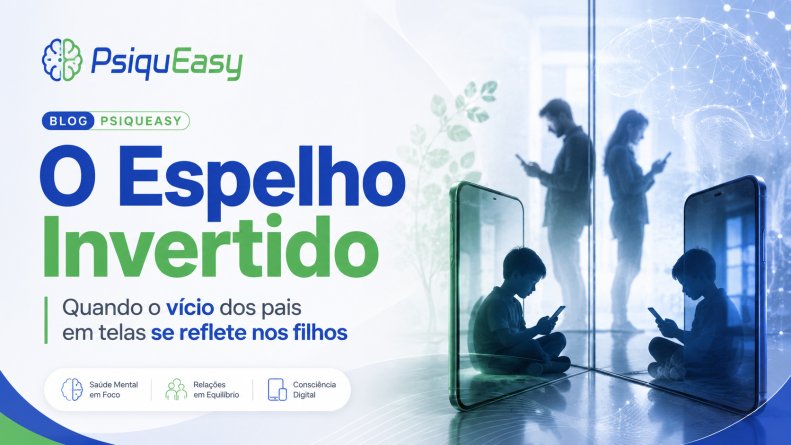 O Espelho Invertido — Quando o vício dos pais em telas se reflete nos filhos